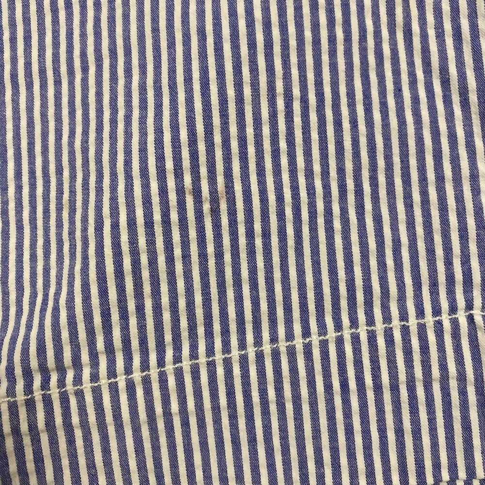 Polo Ralph Lauren Mens 36 Stretch Classic Fit Pinstripe Shorts Blue White Stripe - Picture 8 of 8